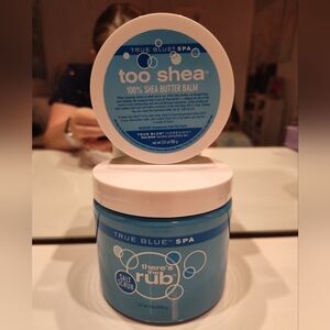 Bath & Body Works True Blue Spa Shea Butter Balm and Salt Scrub